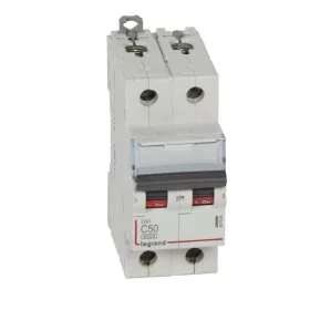 DX3 kismegszakító 2P C50 6000A/10kA