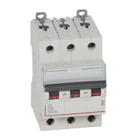 DX3 kismegszakító 3P C6 6000A/10kA