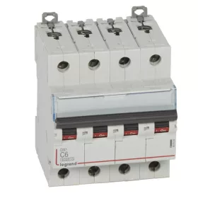 DX3 kismegszakító 4P C6 6000A/10kA
