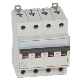 DX3 kismegszakító 4P C16 6000A/10kA