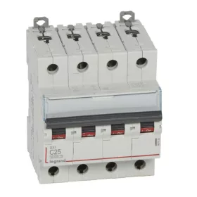 DX3 kismegszakító 4P C25 6000A/10kA