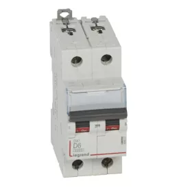 DX3 kismegszakító 2P D6 6000A/10kA