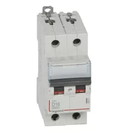 DX3 kismegszakító 2P D16 6000A/10kA