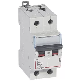 DX3 kismegszakító 2P D20 6000A/10kA