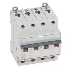 DX3 kismegszakító 4P D50 6000A/10kA