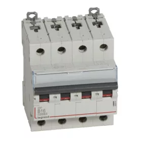 DX3 kismegszakító 4P B16 10000A / 16 kA