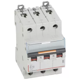 DX3 kismegszakító 25kA 3P 400V~ B16