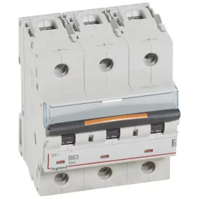 DX3 kismegszakító 25kA 3P 400V~ B63