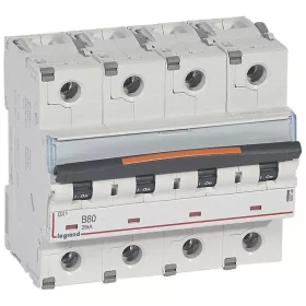 DX3 kismegszakító 25kA 4P 400V~ B80