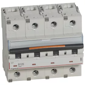 DX3 kismegszakító 25kA 4P 400V~ B125