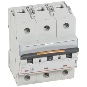 DX3 kismegszakító 25kA 3P 400V~ C32