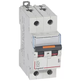 DX3 kismegszakító 25kA 2P 230/400V~ D2