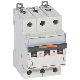 DX3 kismegszakító 25kA 3P 400V~ D2