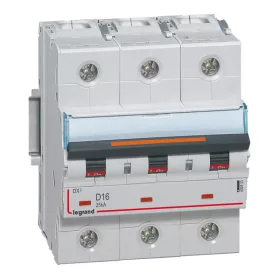DX3 kismegszakító 25kA 3P 400V~ D16