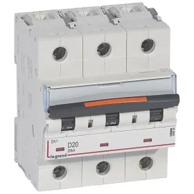 DX3 kismegszakító 25kA 3P 400V~ D20