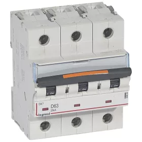 DX3 kismegszakító 25kA 3P 400V~ D63