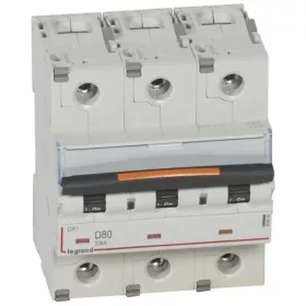 DX3 kismegszakító 25kA 3P 400V~ D80
