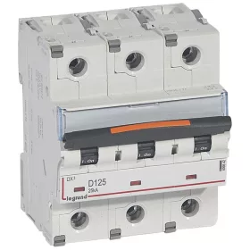 DX3 kismegszakító 25kA 3P 400V~ D125