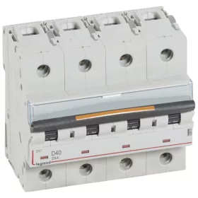 DX3 kismegszakító 25kA 4P 400V~ D40