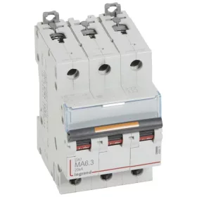 DX3 kismegszakító 25kA 3P 400V~ MA6,3