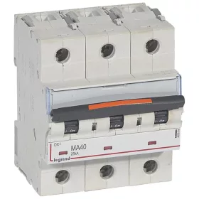 DX3 kismegszakító 25kA 3P 400V~ MA40