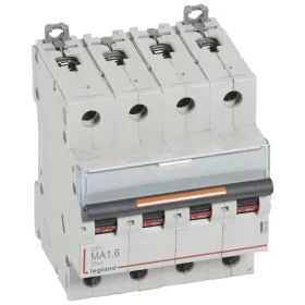 DX3 kismegszakító 25kA 4P 400V~ MA1,6