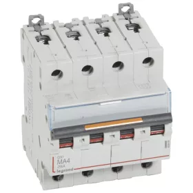 DX3 kismegszakító 25kA 4P 400V~ M4