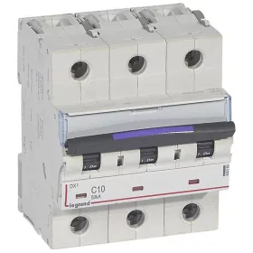 DX3 kismegszakító 50kA 3P 400V~ C10