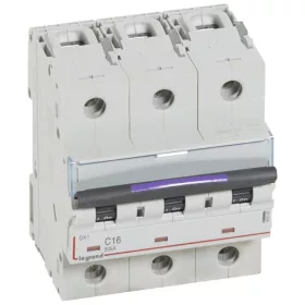 DX3 kismegszakító 50kA 3P 400V~ C16