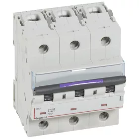 DX3 kismegszakító 50kA 3P 400V~ C25