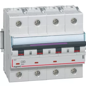 DX3 kismegszakító 50kA 4P 400V~ C63