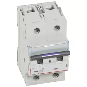 DX3 kismegszakító 50kA 2P 230/400V~ D20