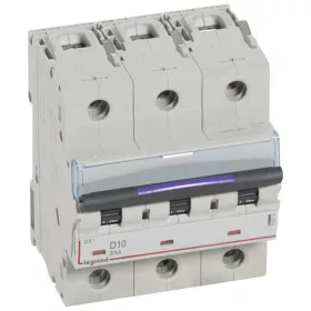 DX3 kismegszakító 50kA 3P 400V~ D10