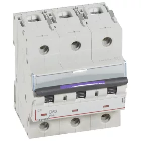 DX3 kismegszakító 50kA 3P 400V~ D50