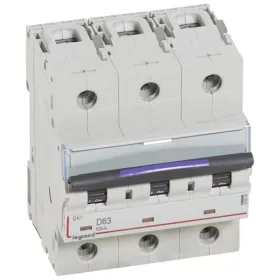 DX3 kismegszakító 50kA 3P 400V~ D63