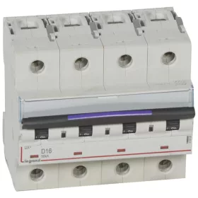 DX3 kismegszakító 50kA 4P 400V~ D16