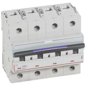 DX3 kismegszakító 50kA 4P 400V~ D63