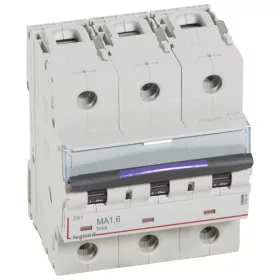 DX3 kismegszakító 50kA 3P 400V~ MA1,6