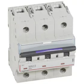 DX3 kismegszakító 50kA 3P 400V~ MA2,5