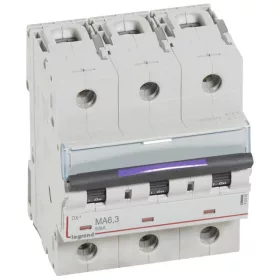DX3 kismegszakító 50kA 3P 400V~ MA6,3