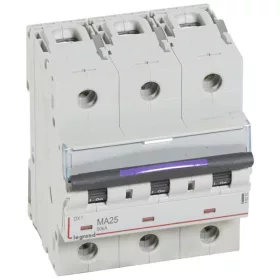 DX3 kismegszakító 50kA 3P 400V~ MA25