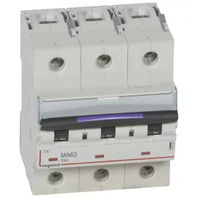 DX3 kismegszakító 50kA 3P 400V~ MA63