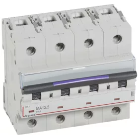 DX3 kismegszakító 50kA 4P 400V~ MA12,5