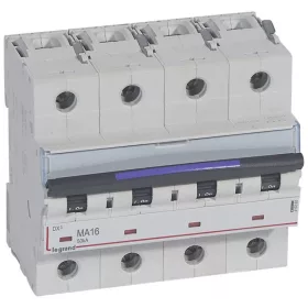 DX3 kismegszakító 50kA 4P 400V~ MA16