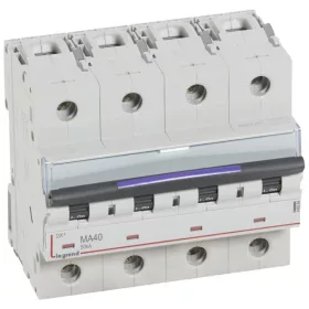 DX3 kismegszakító 50kA 4P 400V~ MA40