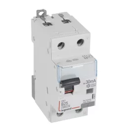   DX3 1P+N kombinált áram-védőkapcsoló B25 6000A / 10kA 30mA A típus