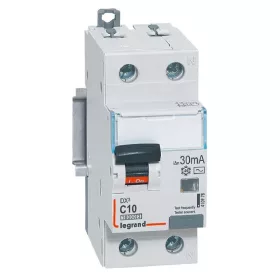   DX3 1P+N kombinált áram-védőkapcsoló C10 10000A / 10kA 30MA AC típus