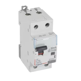   DX3 1P+N kombinált áram-védőkapcsoló C10 6000A / 10kA 30mA A-Hpi+