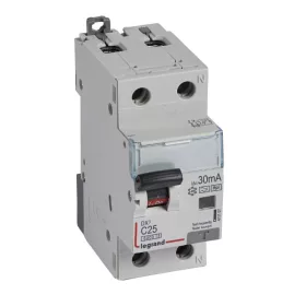   DX3 1P+N kombinált áram-védőkapcsoló C25 6000A / 10kA 30mA A-Hpi+