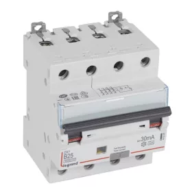   DX3 4P kombinált áram-védőkapcsoló  B25 6000A / 10kA 30mA A típus